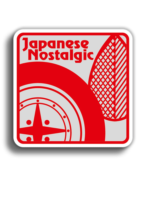 Japanese Nostalgic 10x10 cm Sticker