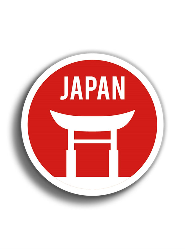 Japonya 9x9 cm Sticker