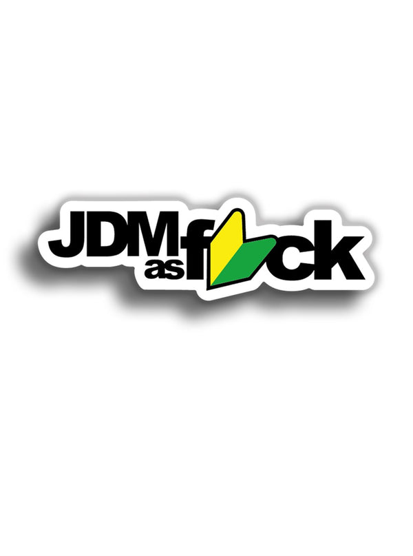 JDM as F.ck 14x4 cm Sticker