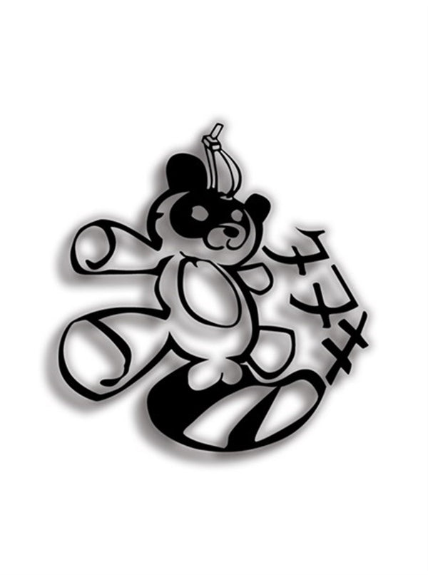 JDM Bear 10x9 cm Siyah Sticker