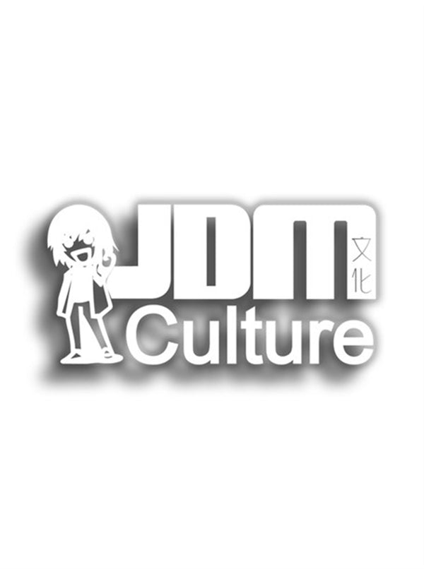 JDM Culture 11x6 cm Siyah Sticker