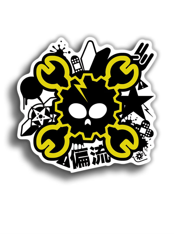 JDM Mechanic 9x9 cm Sticker