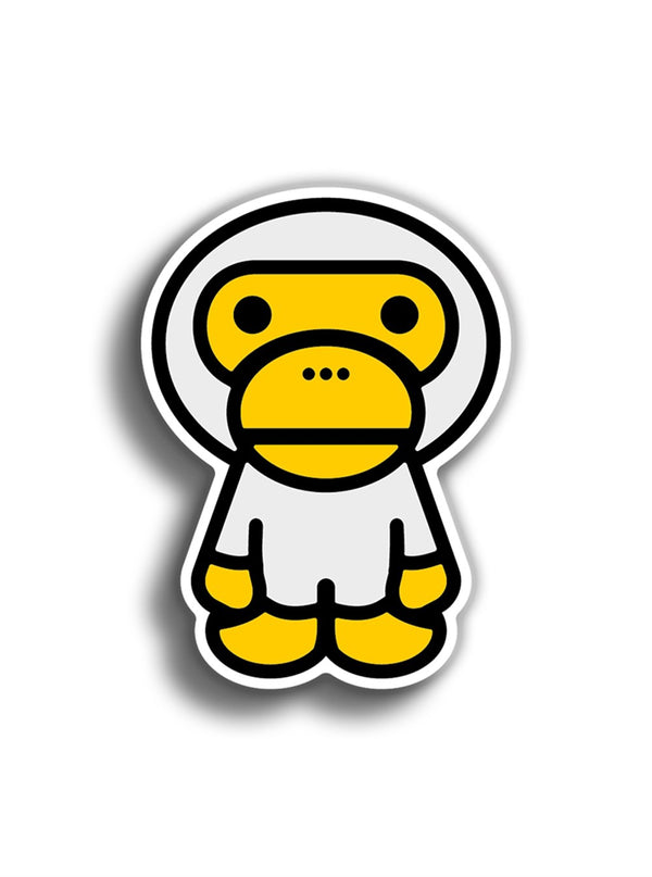 JDM Monkey 12x8 cm Sticker