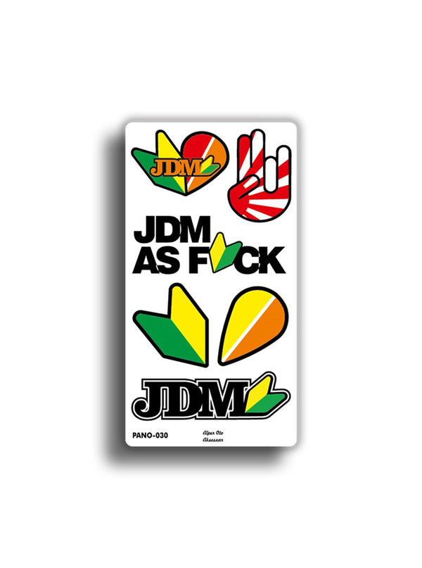 Jdm Pano 23x12 cm Sticker