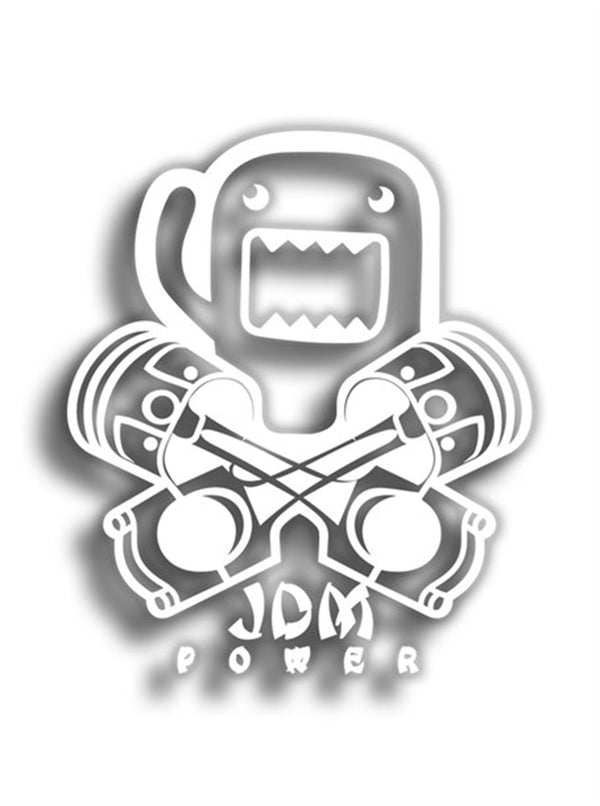 JDM Power 12x10 cm Siyah Sticker