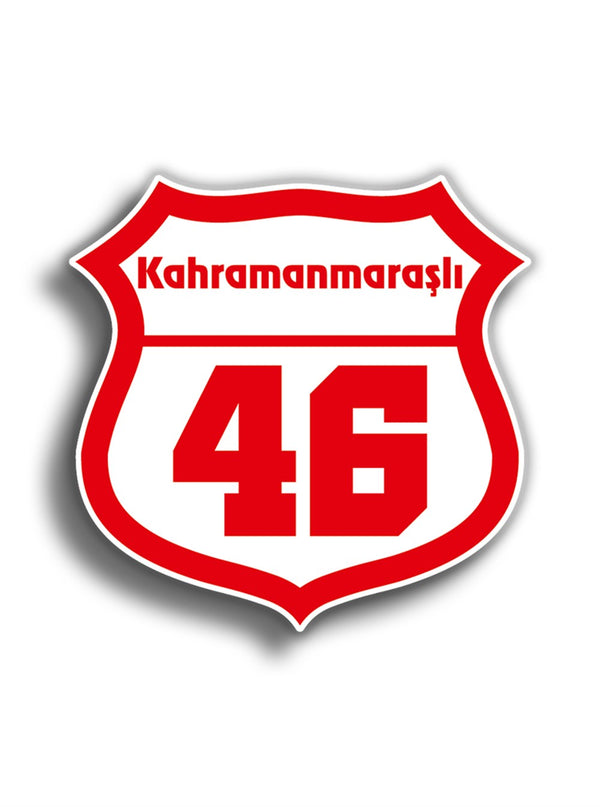 Kahramanmaraşlı 10x10 cm Sticker