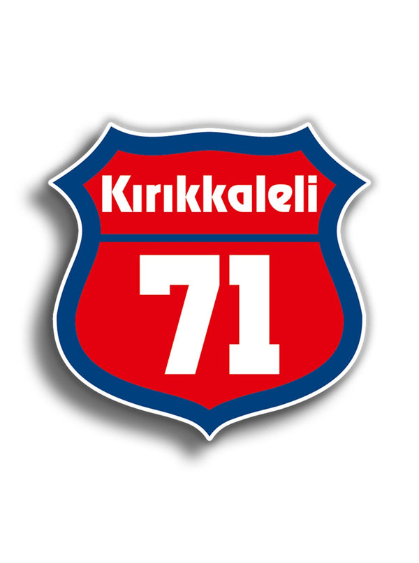 Kırıkkaleli 10x10 cm Sticker