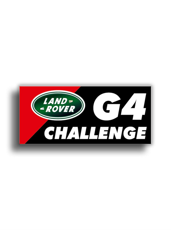 Land Rover G4 Challenge 16x7 cm Sticker