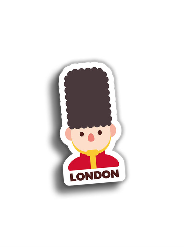 Londra Muhafızları 11x6 cm Sticker