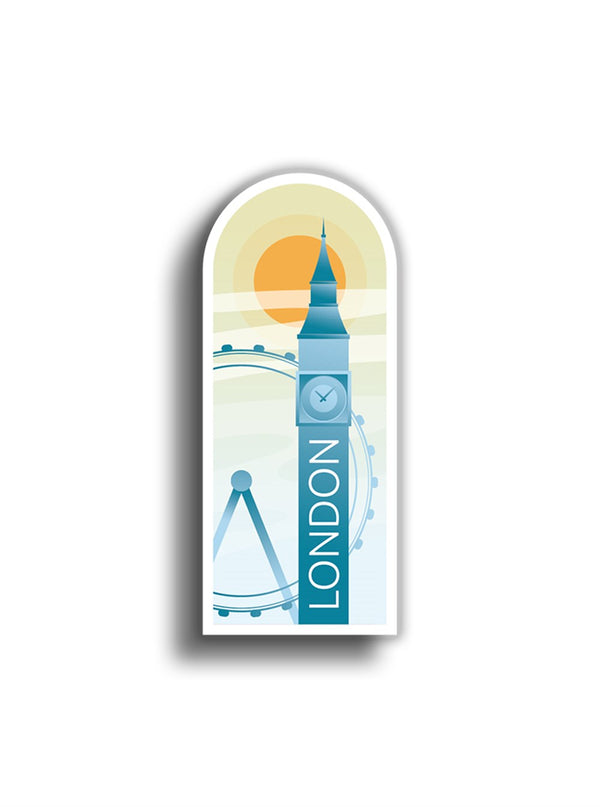 Londra 10x4 cm Sticker