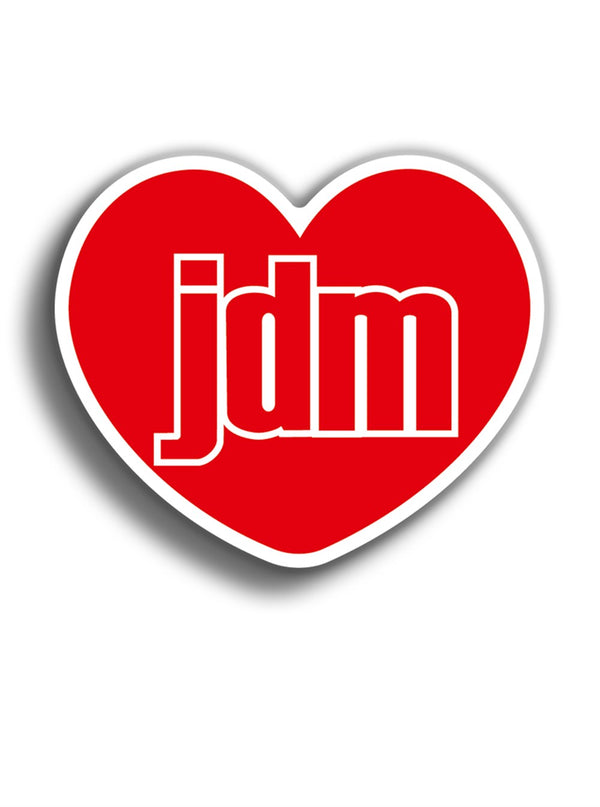 Love JDM 10x9 cm Sticker