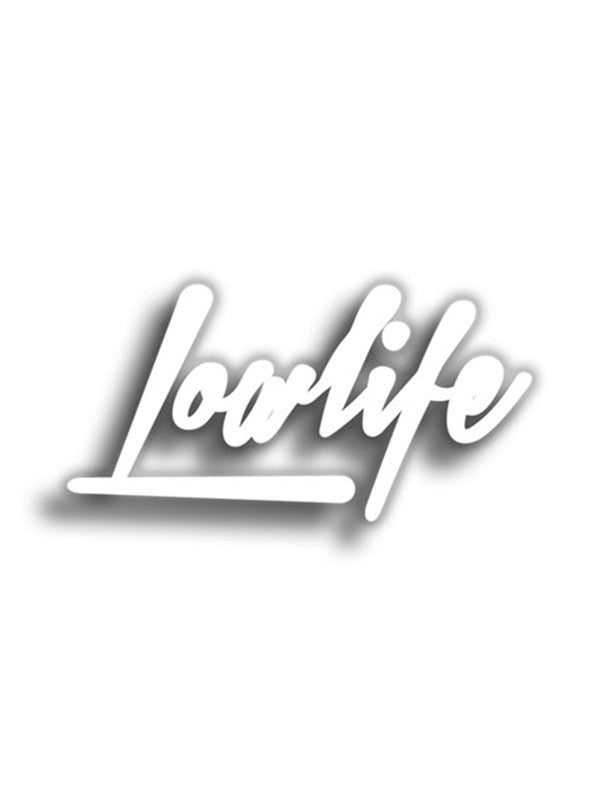 Lowlife 10x5 cm Siyah Sticker