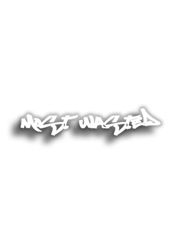 Most Wasted 11x2 cm Siyah Sticker