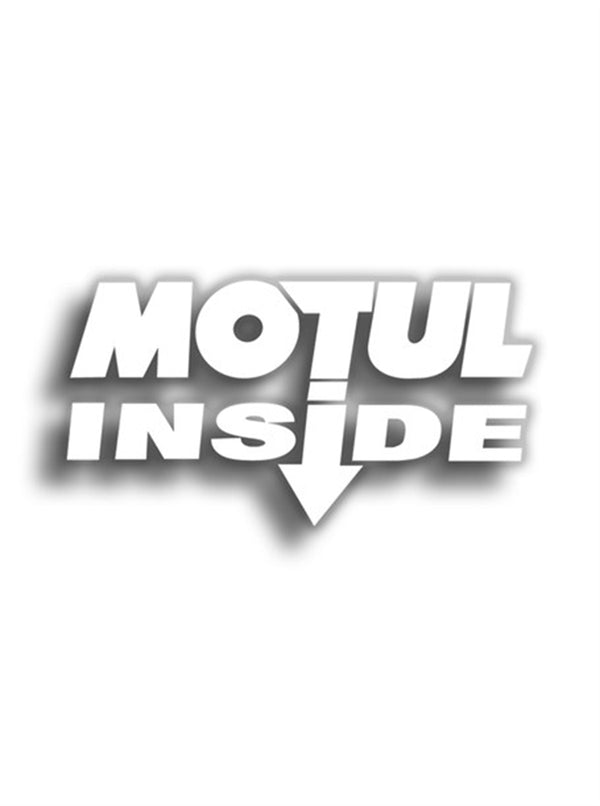 Motul Inside 10x5 cm Siyah Sticker