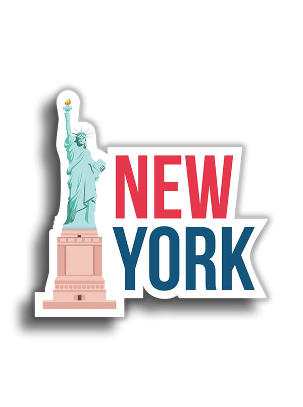 New York 10x9 cm Sticker