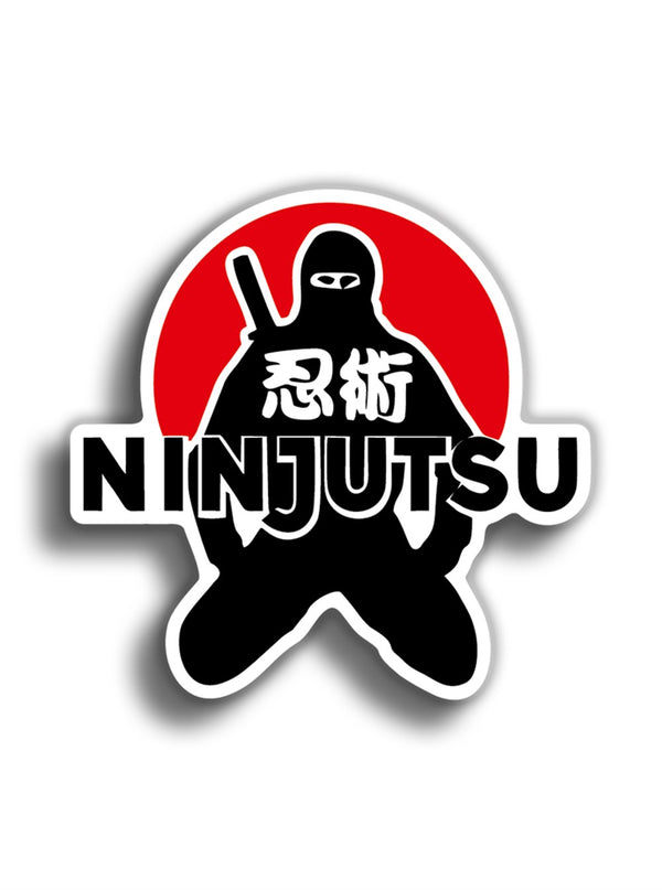 Ninjutsu 10x9 cm Sticker
