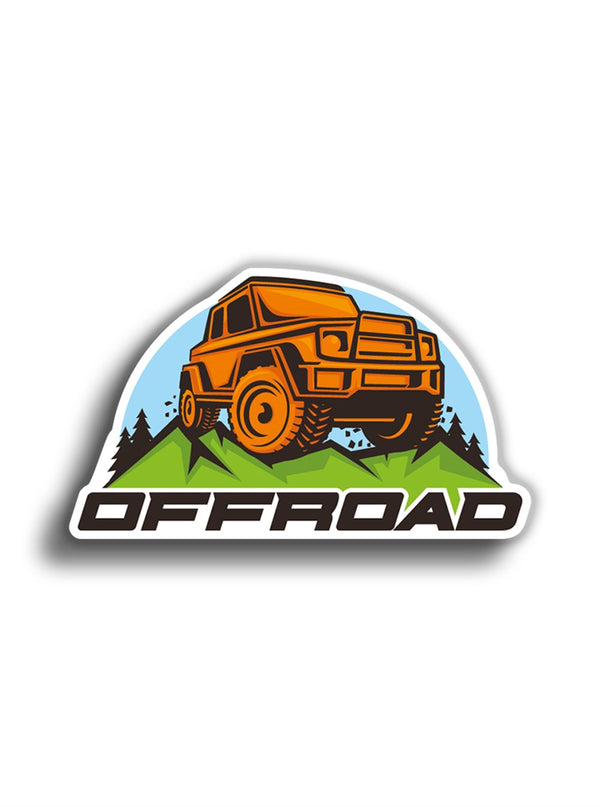 Offroad 12x7 cm Sticker