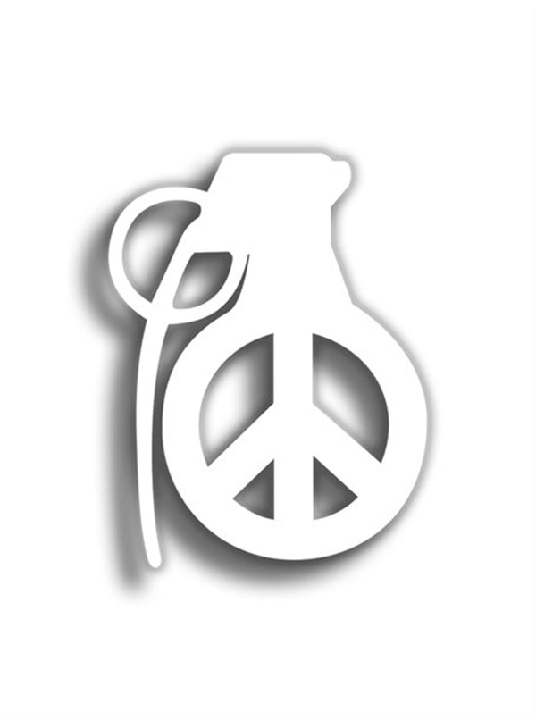 Peace Bomb 10x7 cm Siyah Sticker