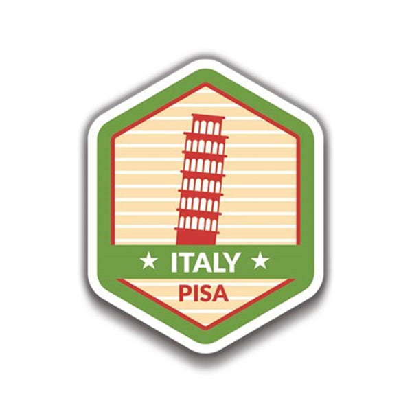 Pisa Kulesi 10x8 cm Sticker
