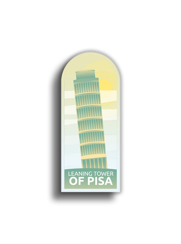 Pisa Kulesi 11x5 cm Sticker