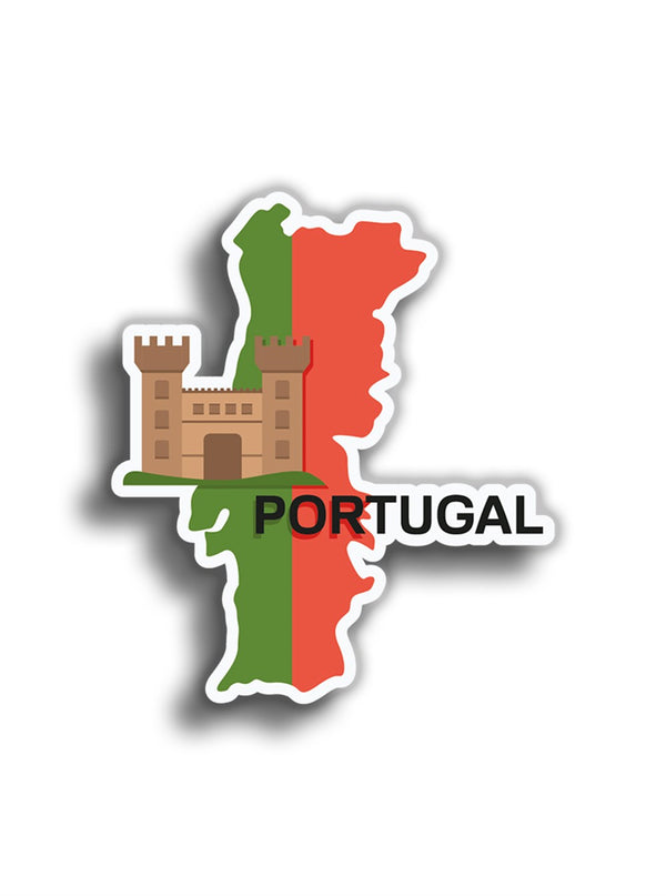 Portekiz 10x9 cm Sticker