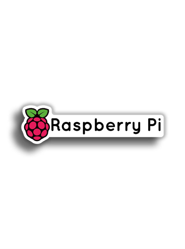 Raspberry Pi 11x3 cm Sticker