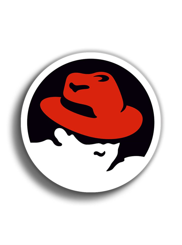 Red Hat 7x7 cm Sticker