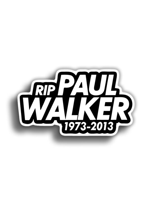 Rip paul Walker 11x7 cm Sticker