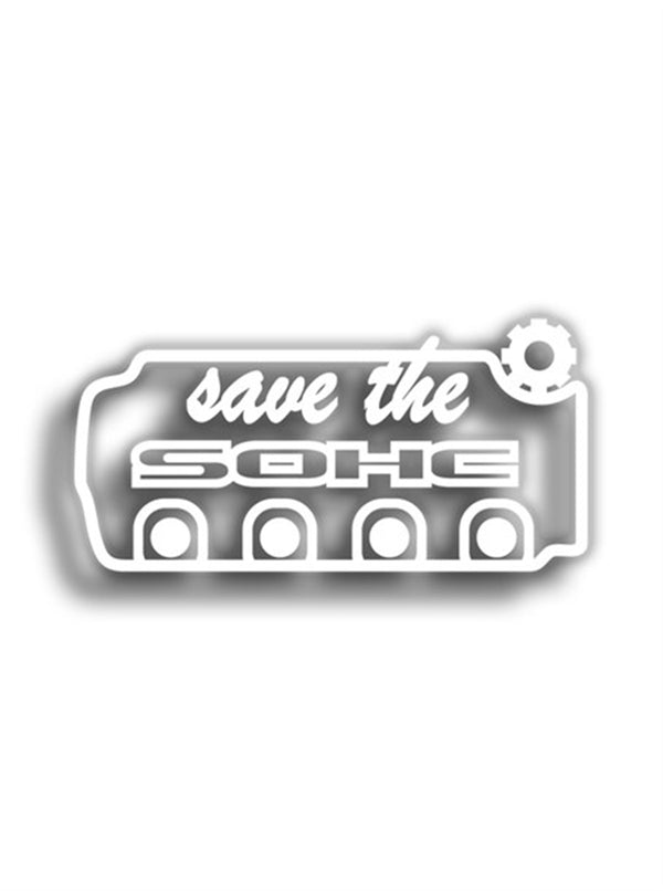 Save The Sohc 9x5 cm Siyah Sticker