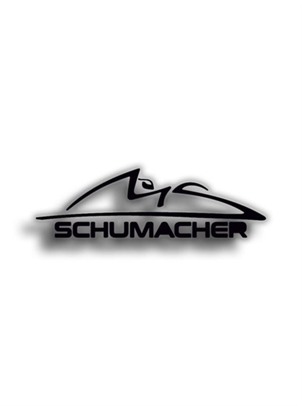 Schumacher 11x4 cm Siyah Sticker