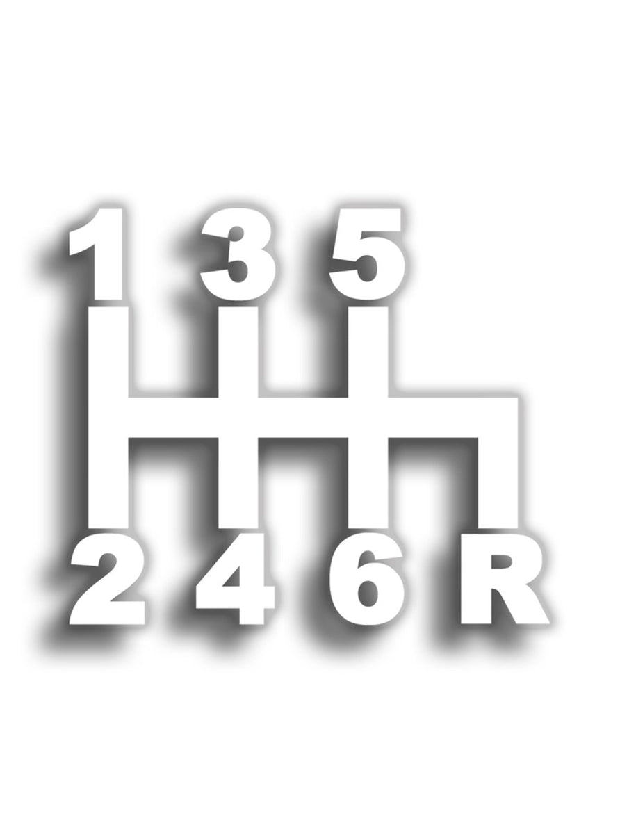 Shift 12x12 cm Sticker – Stickermess