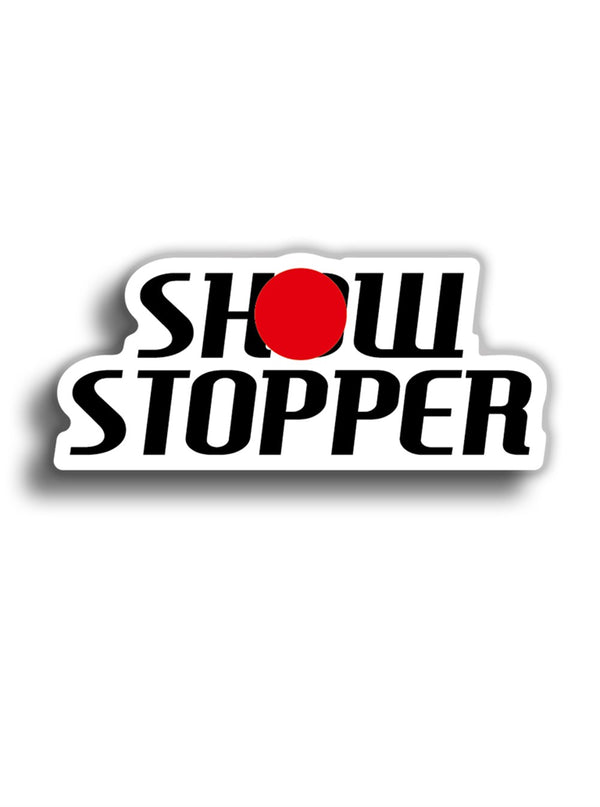 Show Stopper 12x6 cm Sticker