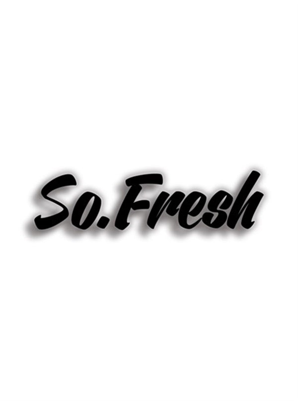 So.Fresh 11x3 cm Siyah Sticker