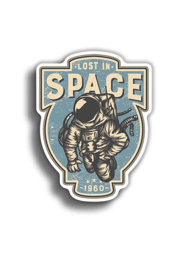 Space 6x5 cm Sticker