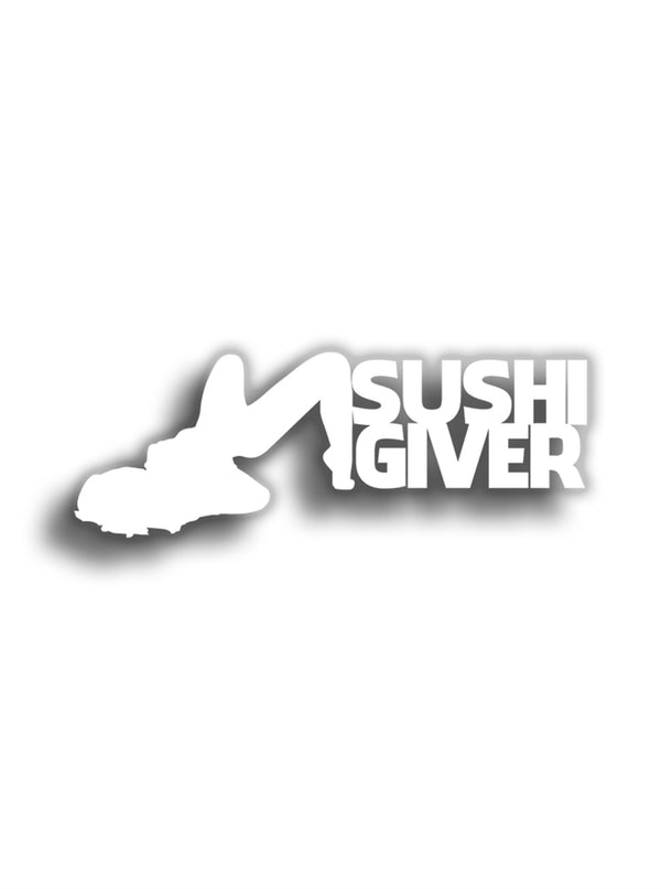 Sushi Giver 14x6 cm Sticker