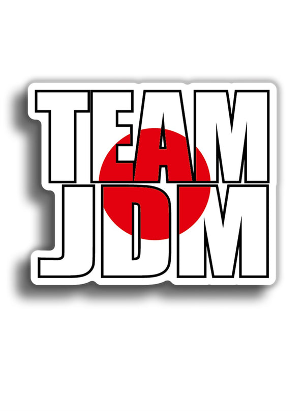 Team JDM 11x10 cm Sticker