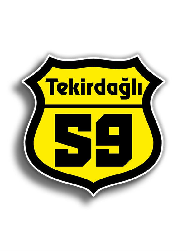 Tekirdağlı 10x10 cm Sticker