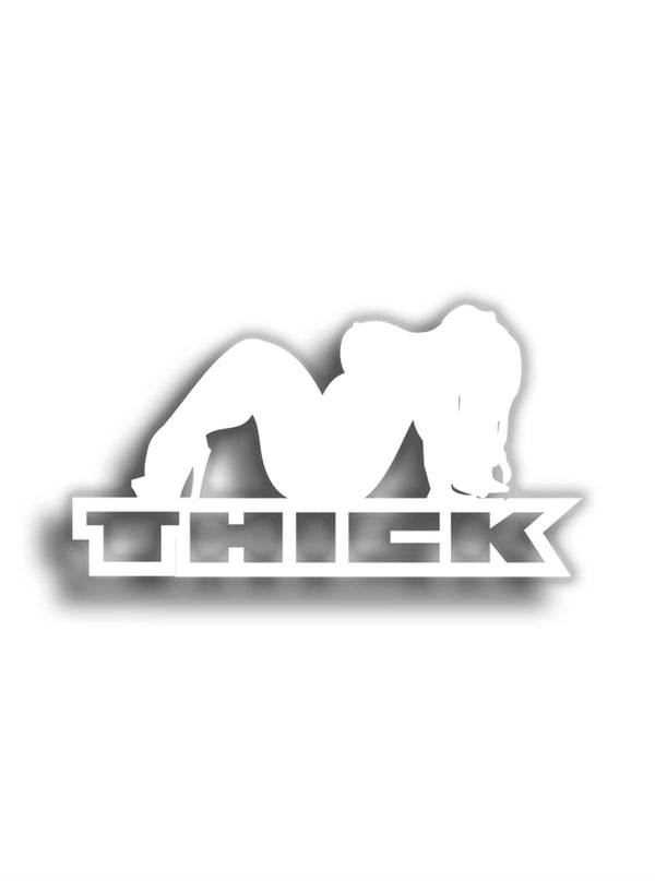 Thick 14x7 cm Sticker