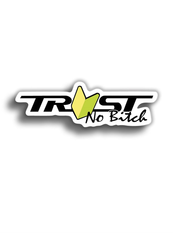 Trust No Bitch 12x4 cm Sticker