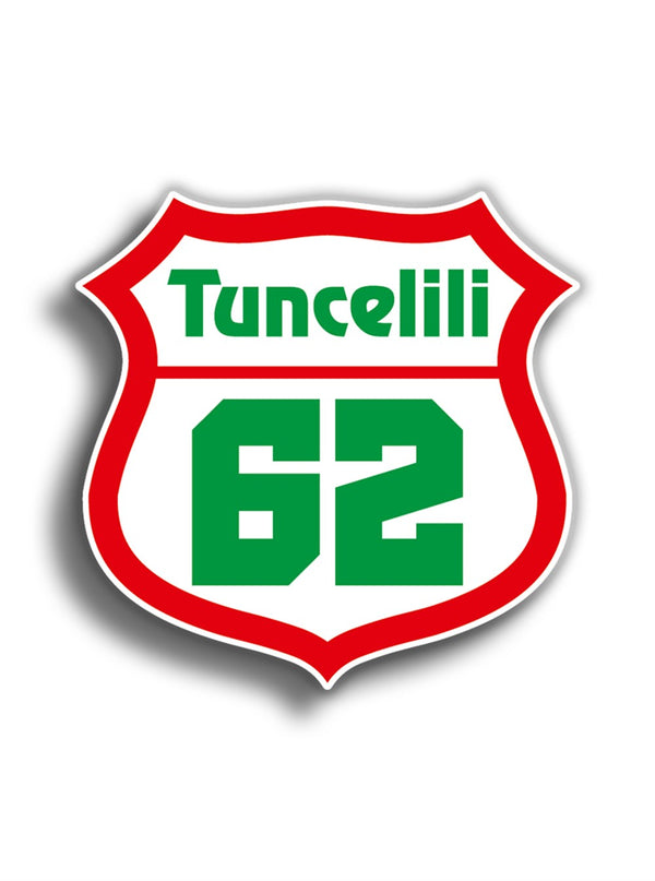 Tuncelili 10x10 cm Sticker