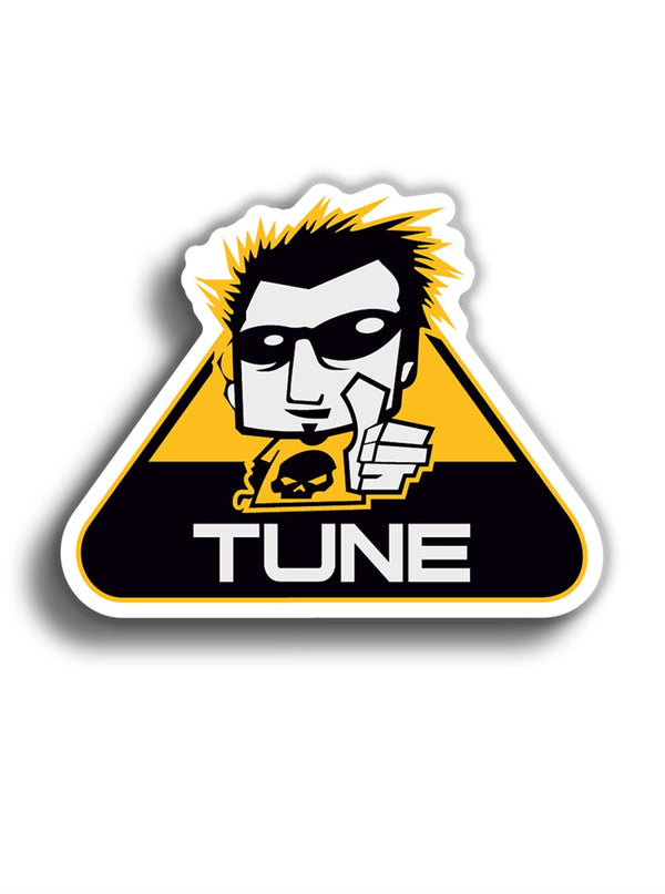 Tune 11x9 cm Sticker