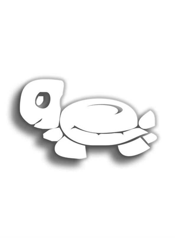 Turbo Turtle 11x7 cm Siyah Sticker