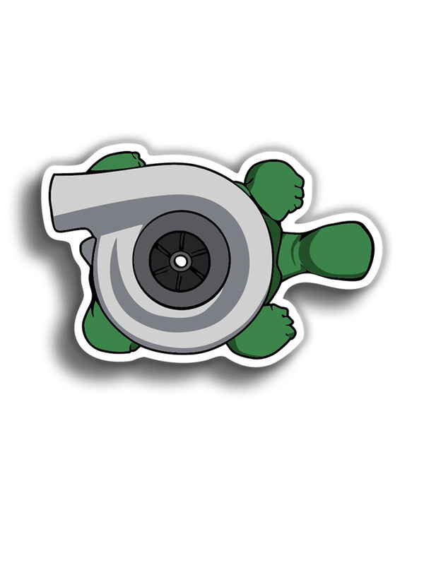 Turbo Turtle 11x8 cm Sticker