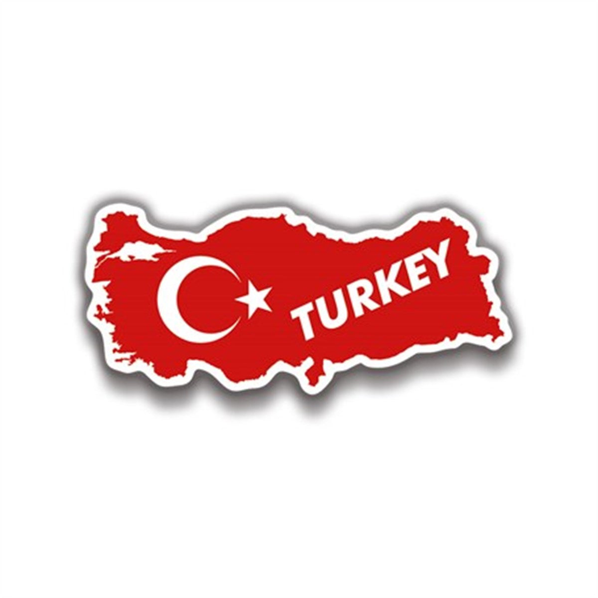 Türkiye 10x5 cm Sticker – Stickermess