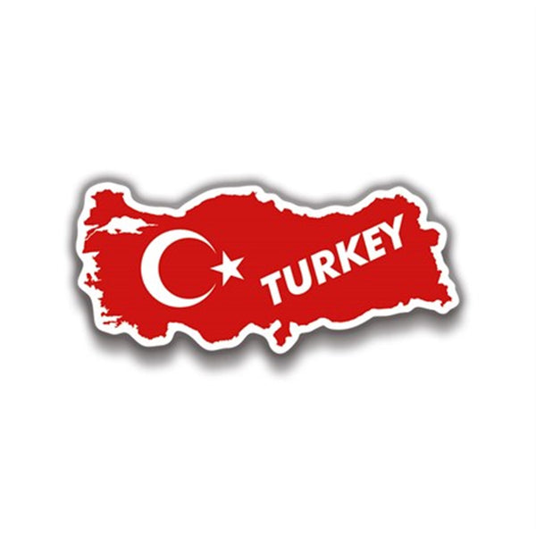 Türkiye 10x5 cm Sticker