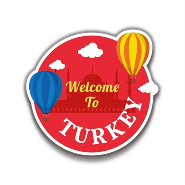 Türkiye 5x5 cm Sticker