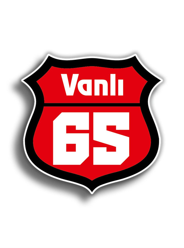 Vanlı 10x10 cm Sticker