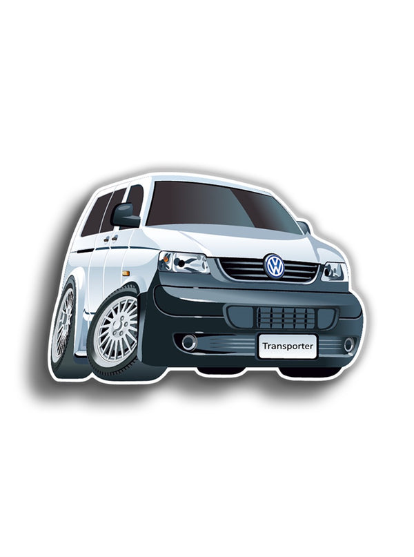 Volkswagen Transporter 12x8 cm Sticker