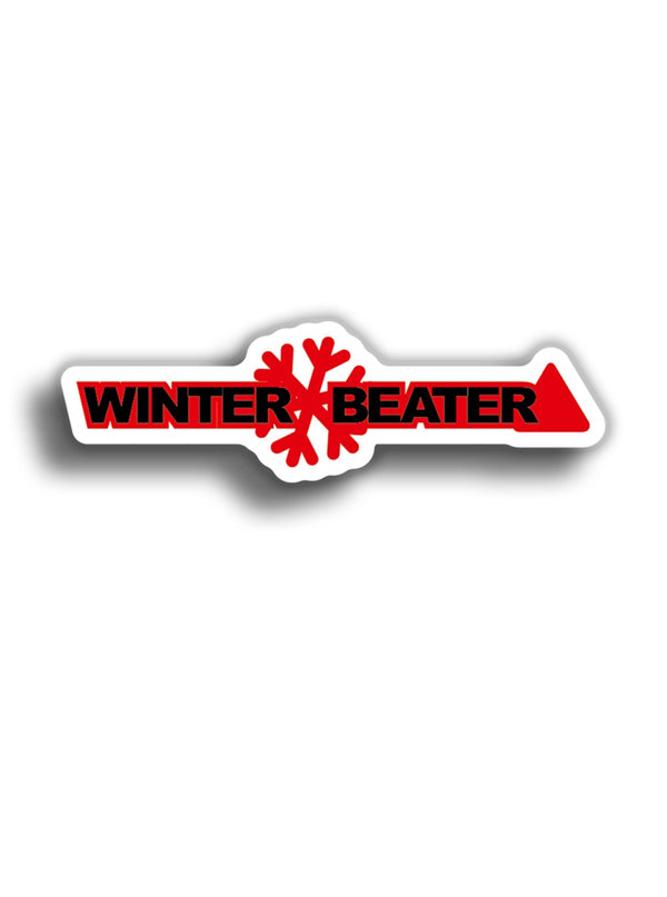 Winter Beater 13x4 cm Sticker