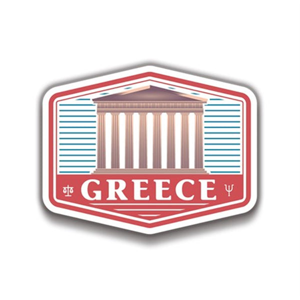 Yunanistan 10x8 cm Sticker